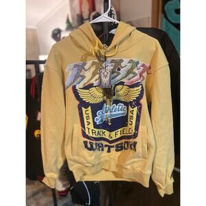 NWT SZ XL - Watson Track & Field Hoodie, yellow/multi